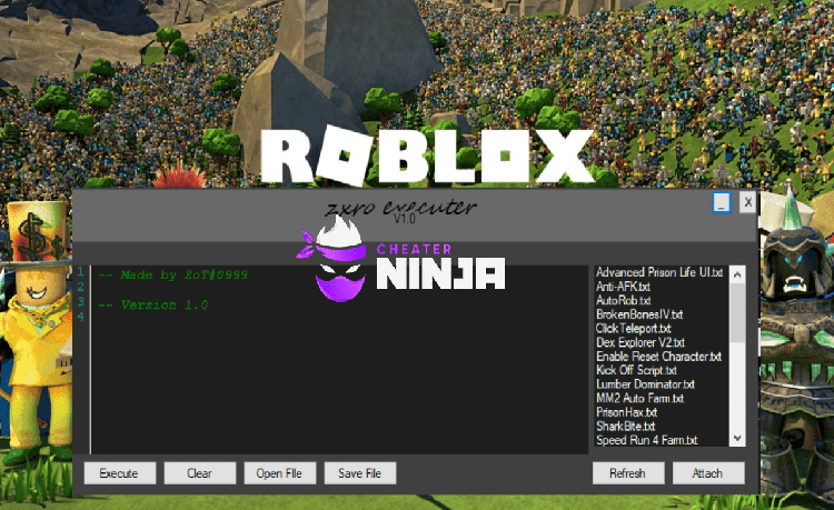 Unleash Your Gaming Potential with ZXRO's Roblox Executer (lua)